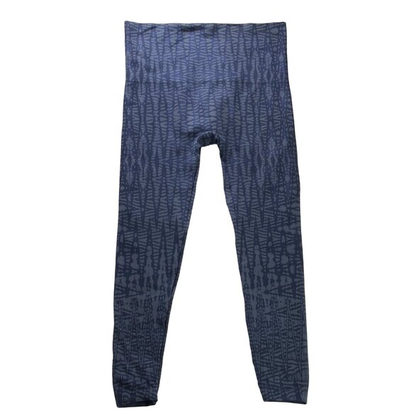 SPANX Women's Blue Patterned High-Waisted Leggings Size 3X - Picture 6 of 12